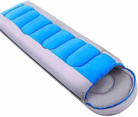 Lichtgewicht Slaapzak - Kampeerslaapzak Outdoor - Kamperen en Backpacken - Waterdicht en Ademend - Alle Seizoenen - Blauw Donkerblauw