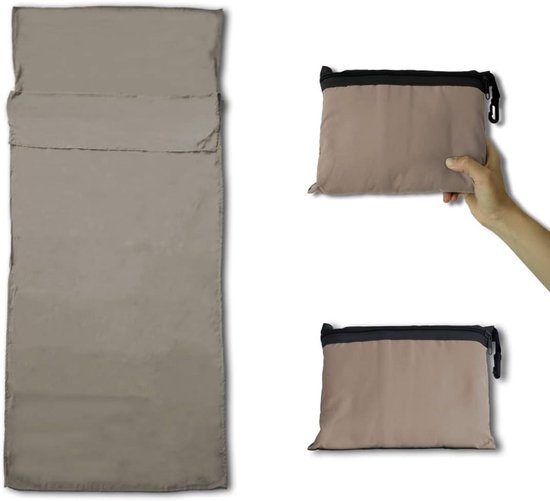 Lichtgewicht Slaapzak Liner voor Camping en Reizen - Polyester Slaaplaken met Draagtas