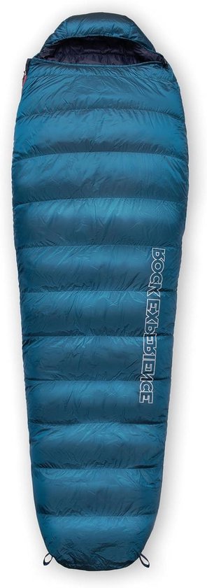 Lichtgewicht Slaapzak - Reis Slaapzak - Outdoor Avonturen - Brede Mummievorm - 215 cm - Blauw