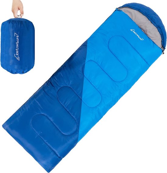 Lichtgewicht Slaapzak voor Kamperen - Outdoor Casual Rechthoekige Slaapzak met Kleine Verpakking voor Volwassenen, Dames, Heren Wandelen, Sporten, Bergbeklimmen van Merkloos