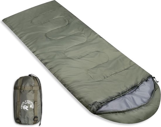 Lichtgewicht slaapzak voor outdoor avonturen - 14 kg samendrukbare verpakking - Ideaal voor kamperen en backpacken Slaapzak voor camping van Merkloos