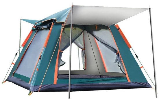 Lifero Automatische Tent - Instant Tenten - Camping Easy-up - Kampeertent 2 Persoons - Kamperen 2-4 persoons Tenten - Koepeltent