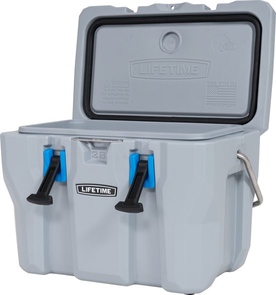 Lifetime Koelbox Premium 27 liter LB90911 - 33x55x41cm - Grijs van Lifetime