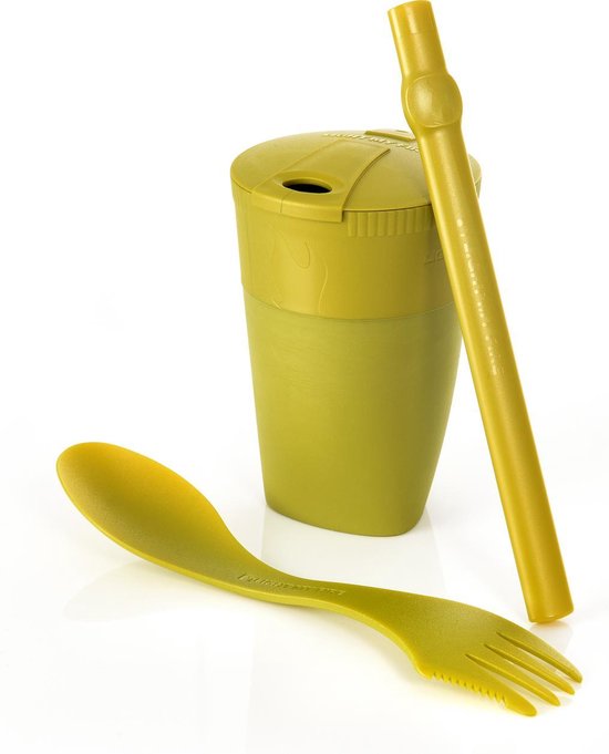 Light My Fire - ReKit - Spork, beker en rietje - kleur pirate gold van Light My Fire