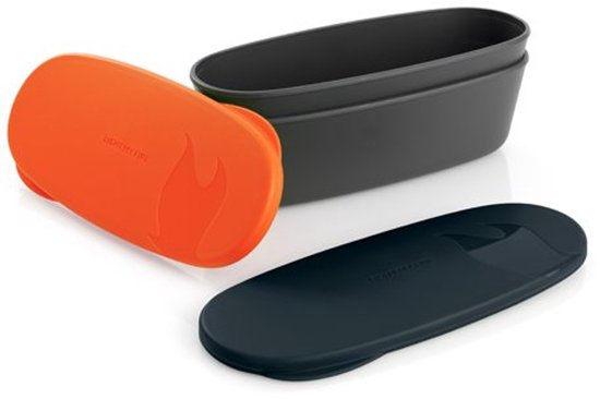 Light My Fire SnapBox Oval Orange/Black set van 2