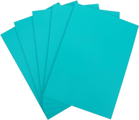 Linolplaat 5 Rubber Carving- Bl? A5 Linoleum - Block - Postmarkering Kit voor Printmaking stempel Zachte Rubber Kunsthandwerk Linolplaat 3mm