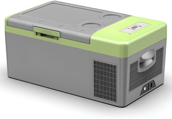 Lìon® Koelbox - 15L - Compressor Koelbox - Auto Koelkast - Grijs - 32cm x 60cm x 26cm van Lion