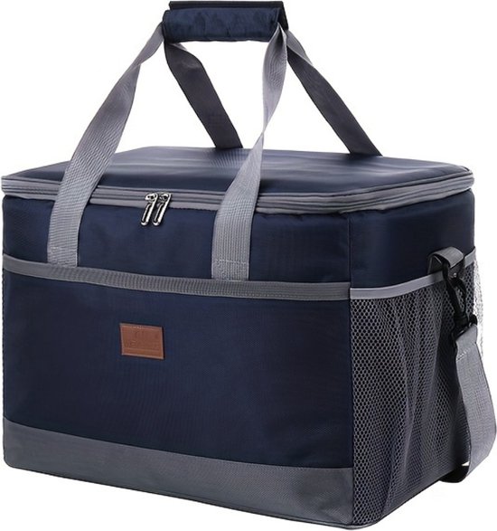 Livano Koelbox - Koeltas - Frigobox - Autokoelbox - Lichtgewicht - Coolbox - Wielen - Draagbaar - Marineblauw van Livano