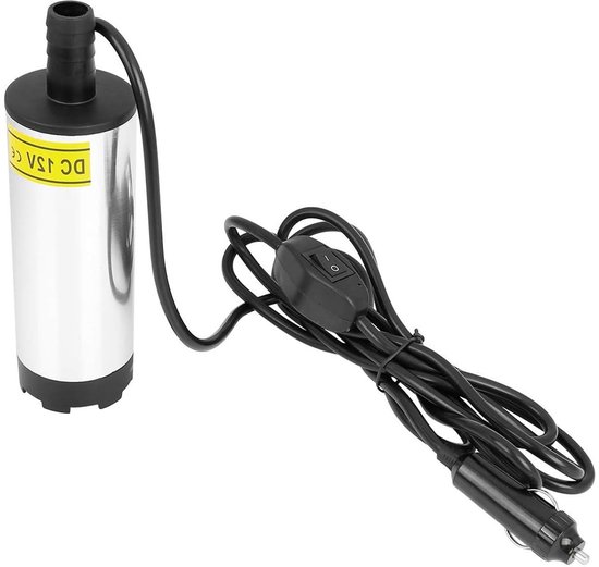 Livia home - Brandstof Transfer Pomp - 30L/min - Draagbare DC Elektrische Dompelpomp - Universele Brandstofpomp - Voor Auto Truck Caravan Marine Boot