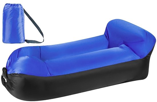 LIVIA HOME- Opblaasbare Sofa Lichtgewicht - Draagbare Camping Sofa - 190x70x50 cm - Antislip - Geschikt voor Strand/ zwembad - 210D Oxford-doek - Luchtbank