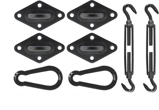 Livn Bevestigingsmaterialen Vierkant Zwart van Livn