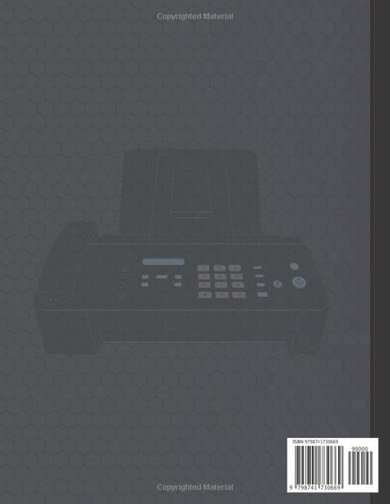 Log Sheet: Fax Log Book enables you to keep track record of all faxes send or received manually, 8.5 x 11 in 120 Pages.