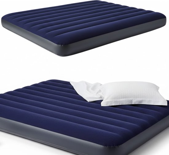 Lomera 2 Persoons Luchtbed - Luchtmatras 2 Persoons - Opblaasbed 2 Persoons - Tweepersoons Luchtbed - Tweepersoons Luchtmatras - Queen Luchtbed - Queen Luchtmatras - Logeerbed Luchtbed - Luchtbed Zonder Pomp - Luchtmatras Zonder Pomp van Merkloos