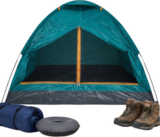 Lomera 2 Persoons Tent - Koepeltent 2 Persoons - Koepeltent - Monodome Tent - Campingtent 2 Persoons - Campingtent - Festivaltent - Lichtgewicht Tent 2 Persoons - Lichtgewicht Tent van Merkloos