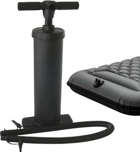 Lomera Handpomp - Luchtpomp Handpomp - Handmatige Luchtpomp - Luchtbed Pomp - Pomp voor Luchtbed - Zwembad Pomp - Pomp voor Zwembad - Opblaasboot Pomp - Pomp voor Opblaasboot - Double Action Handpomp - Handpomp met Slang van Merkloos