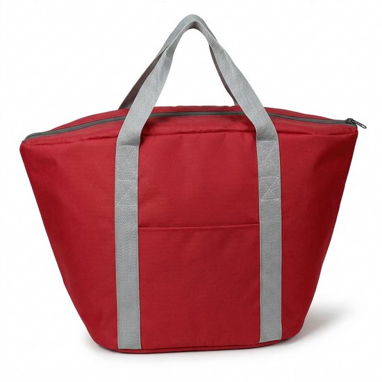 Lomera Koeltas - Geïsoleerde Koeltas - Thermotas - Koeltas Rood - Geïsoleerde Tas - Koeltas Boodschappen - Boodschappentas Koeltas - Koeltas Picknick - Picknicktas - Koeltas met Rits - Koeltas met Handvat van Merkloos