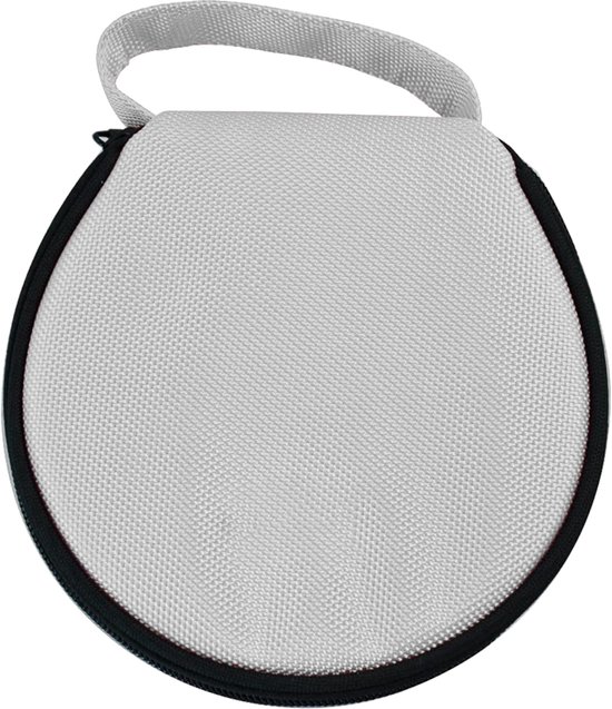 longziming -Grijze CD/DVD Draagtas – Waterdichte Opbergcase voor 20 Schijven – Compact en Veilig voor Auto, Thuis en Reizen – Beschermhoes voor CD’s en DVD’s van Longziming.