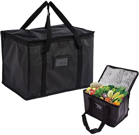 longziming - Opvouwbare Thermische Koeltas - 43*30*31 - cmHerbruikbare Isolatie Tas - Camping Koelbox - Picknicktas - Geïsoleerde - Oxford Stof - Waterdicht Design - Comfortabel Draaggemak - 1 Stuk