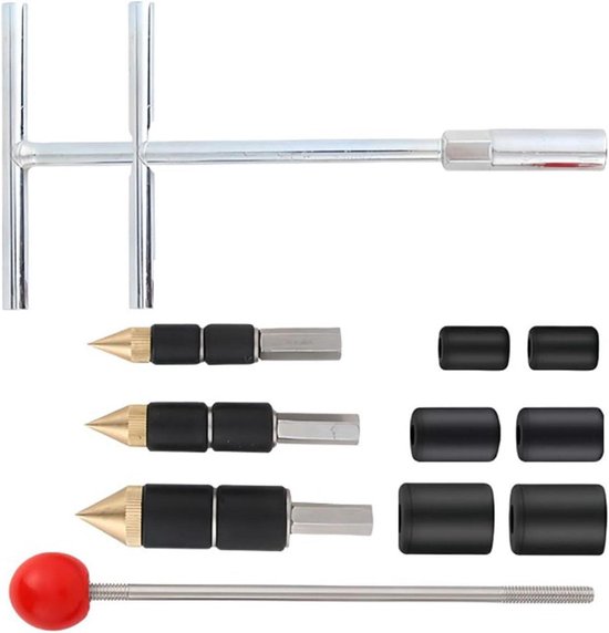 Loodgietersgereedschap Waterstop - Leidingreparatieset - Lekkages Dichten - Hotmelt Technologie - 3 Maten Naalden - Metaal