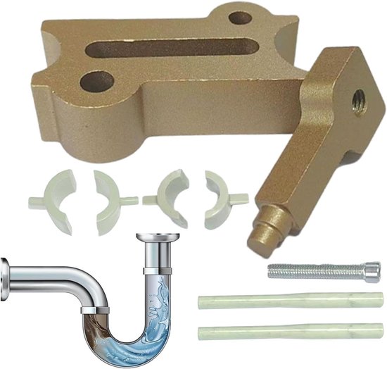 Loodgieterspijp Reparatie Kit - Waterleiding Lekstopper - Leidingen Repareren - Hittebestendige Aluminiumlegering - 7.5x2.4x2cm - Enkel kenmerk