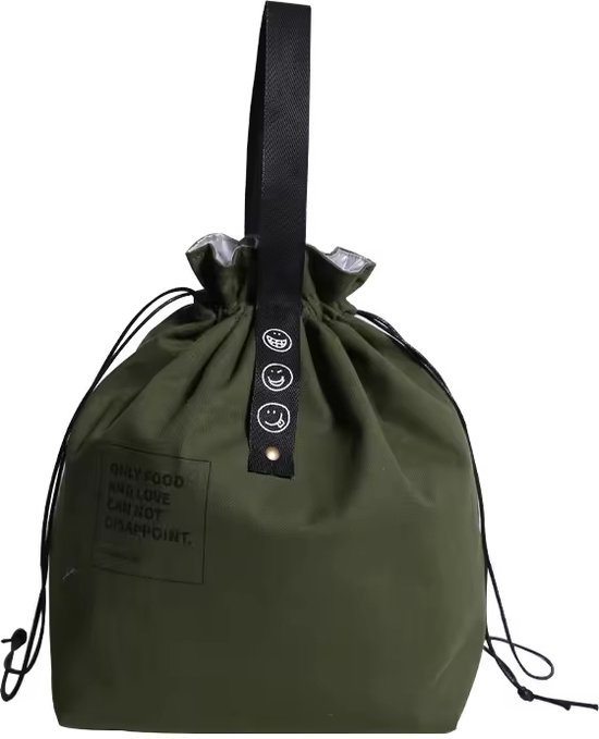 Lopoleis® Lunchtas – Koeltas – Picknicktas – Koelzak – Waterdicht – Coolbag – Lunch bag – Koeltasje – Koeltas lunch – Koeltasje Klein – Donker Groen van Lopoleis
