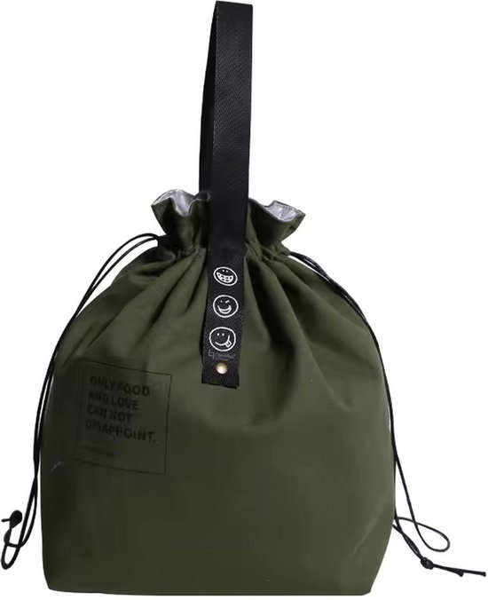 Lopoleis® Lunchtas - Koeltas - Picknicktas - Koelzak - Waterdicht - Coolbag - Lunch bag - Koeltasje - Koeltas lunch - Koeltasje Klein - Donker Groen van Lopoleis
