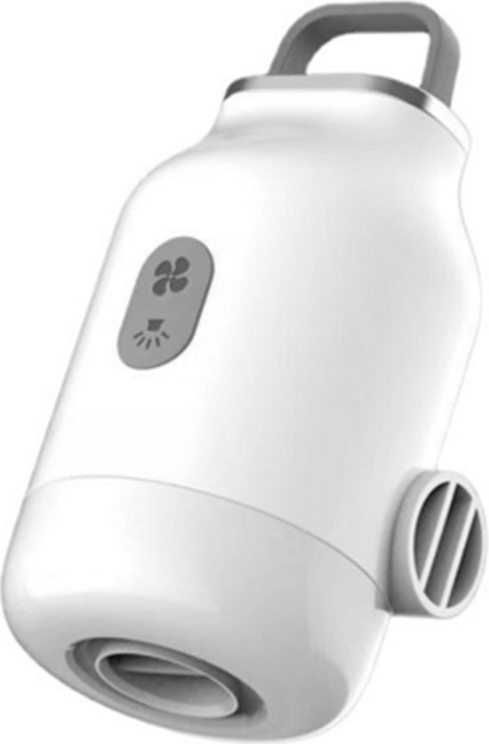 Lopoleis® Tiny Airpump met Accu - Elektrische luchtpomp - Oplaadbare luchtbedpomp, Zwembad, Kamperen - Inblaas/Uitblaas - LED-verlichting van Lopoleis
