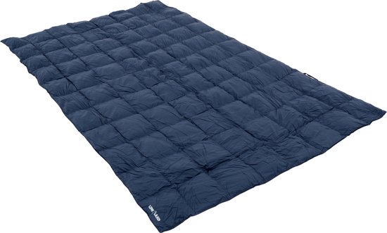 LOWLAND OUTDOOR Travel blanket – Dons - 210 x 140 cm - 595gr - Navy Blue van LOWLAND OUTDOOR