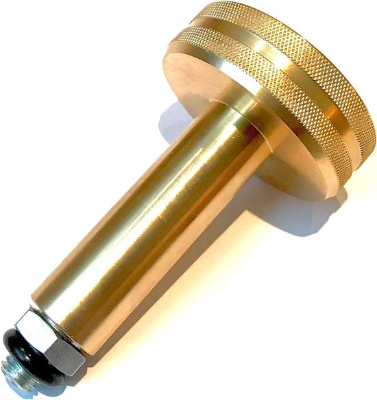 LPG Adapter - Gas Aansluiting - Fles Vullen - Versterkt Staal - 10 mm - Zilver