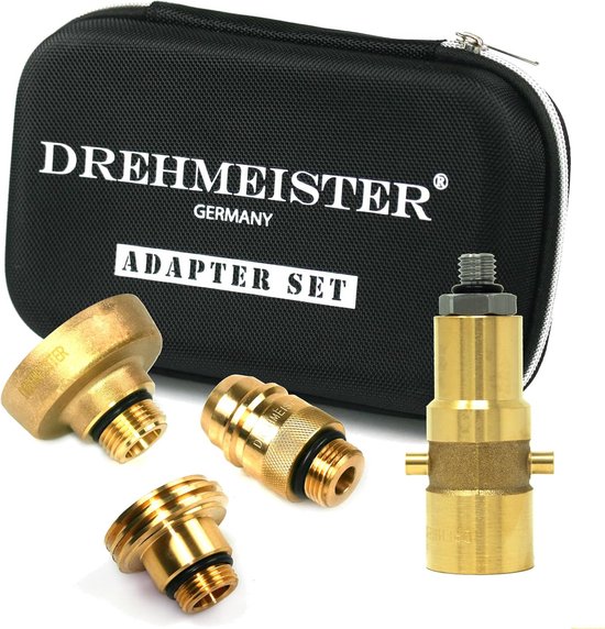 LPG Adapter Set voor Europa Tanken M12 Inclusief Etui