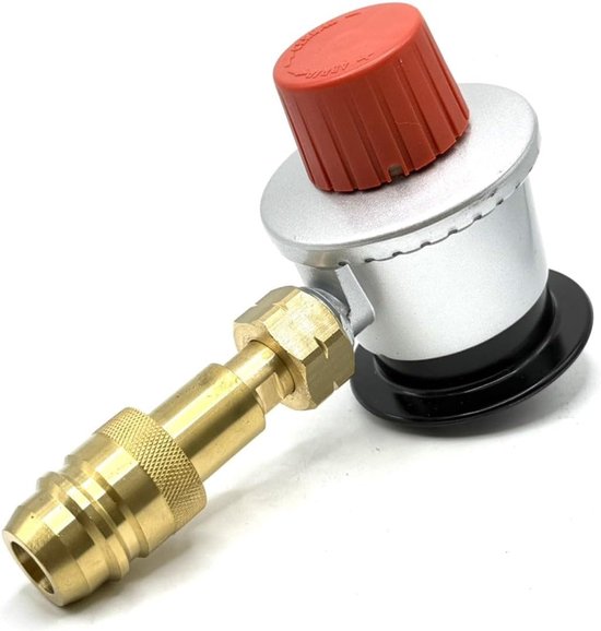 LPG Clip-On Adapter 35 mm Jumbo met Spanje Adapter - Propaan/Butaan Gas Cilinder Navulconnector, ongereguleerd, G.56 - ShopVlot