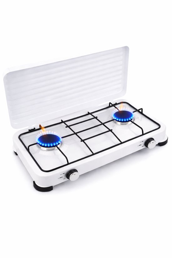 LPG kooktoestel, kooktoestel,camping kooktoestel, gas kooktoestel outdoor, 2 pits gasfornuis, camping gasfornuis, LPG kookplaat, outdoor kooktoestel gas, propaan butaan kooktoestel, camping gasstel nood kooktoestel van Merkloos