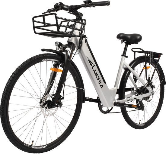 Luchia Arturo Elektrische Fiets Ebike 250W Motor | 25KM/H | 6 Versnellingen | 36V | 10Ah | 29inch van Luchia