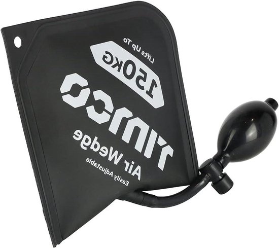 Lucht Wedge Pomp - Opblaasbare Wig - Kozijnen Plaatsen - Zelf Opblaasbaar - 169 x 162 mm - Grijs van Merkloos