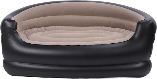 Luchtbank twee-zits - opblaasbaar - comfortabel en draagbaar - perfect voor binnen en buiten - ShopVlot