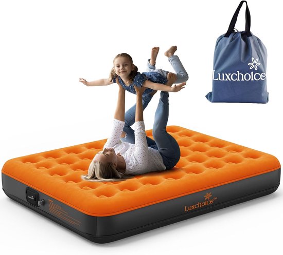 Luchtbed 2 Persoon Met Ingebouwde USB Oplaadbare Pomp - Opblaasbaar Kampeermatras Voor Thuis En Buiten van Obelink