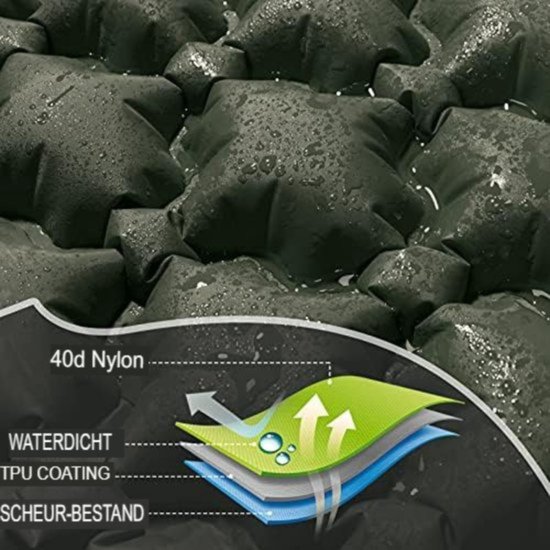 Luchtbed 2 Persoons - Compact Ontwerp Voor Slaapcomfort - Perfect Voor Kampeer- En Reisgebruik van Merkloos