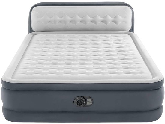 Luchtbed 2 Persoons – Ingebouwde Elektrische Pomp – Met Hoofdbord – Verhoogd Model – 203 x 152 x 46 cm