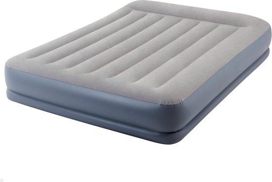 Luchtbed 64118 Dura-Beam standaard rustkussen gemiddelde hoogte - 203 x 152 x 30 cm - kleurrijk California King - Intex - comfortabel en duurzaam van Intex
