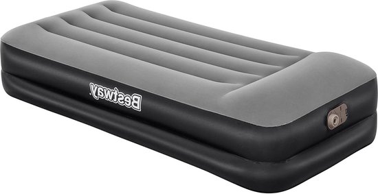 Luchtbed Aerolux met geïntegreerde elektrische pomp Single XL-Mid 191 x 97 x 46 cm zwart