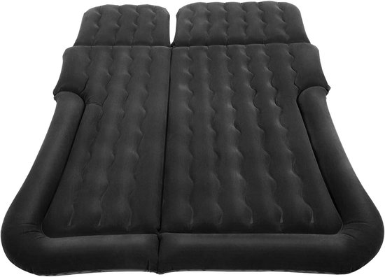Luchtbed Auto - Opblaasbaar Matras - Kamperen en Reizen - 6 Onafhankelijke Kamers - 170 x 120 cm - Zwart