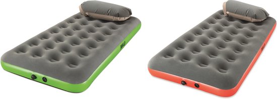 Luchtbed - Bestway - opblaasbed - 188x99x22cm - fluweel
