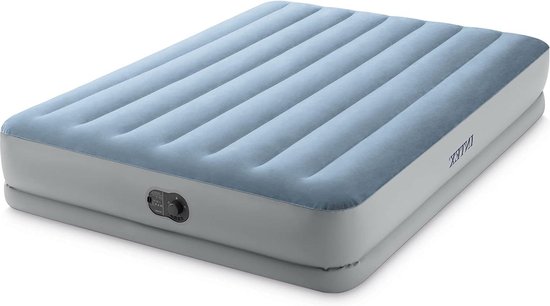 Luchtbed Comfort 64159 Dura-Beam Queen - Fastfill USB-pomp - 152 cm x 203 cm x 36 cm van Intex