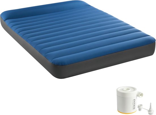 Luchtbed - Kampeer Matras - Outdoor Slapen - Ingebouwde Hoofdsteun - 137x192x22cm van Merkloos