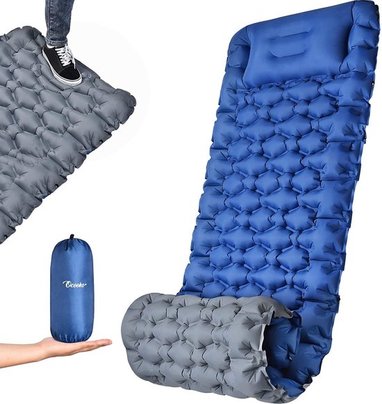 Luchtbed | Luchtmatras | Camping | Voetpomp | Opblaasbaar van Adventure Goods