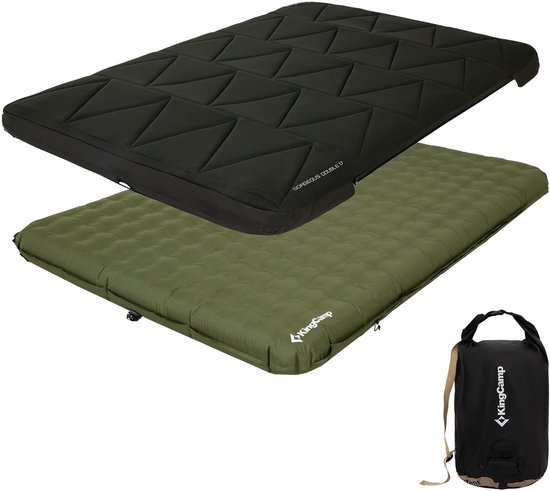 Luchtbed LuxeAir Double 2 personen - Campingmatras + hoes 17 cm