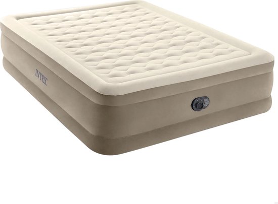 Luchtbed met Ingebouwde Pomp - 2-Persoons - 203 x 152 x 46 cm - Ultra Plush van Merkloos