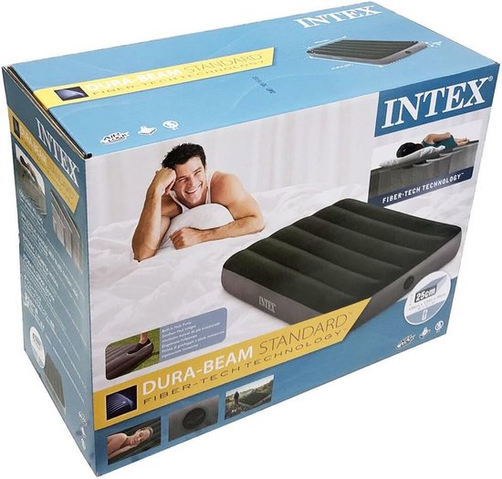 Luchtbed met Ingebouwde Pomp - Air Mattress - Inclusief Opbergtas opblaasbaar
