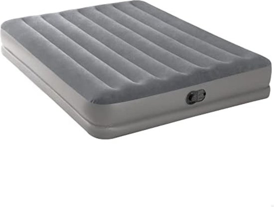 Luchtbed met Ingebouwde Pomp - Luchtbed Zelfopblaasbaar - Slaapmat Zelfopblazend - Luchtbed 2 Persoons met USB-pomp - Grijs van Veluwe Outdoor.