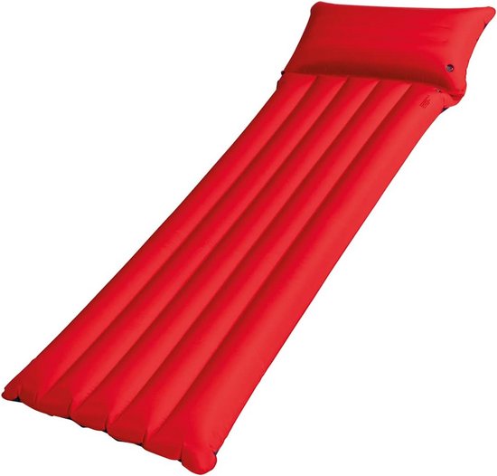 Luchtbed met Microvezel Coating voor Zwembad en Camping - Opblaasbaar Loungebed 196x72 cm